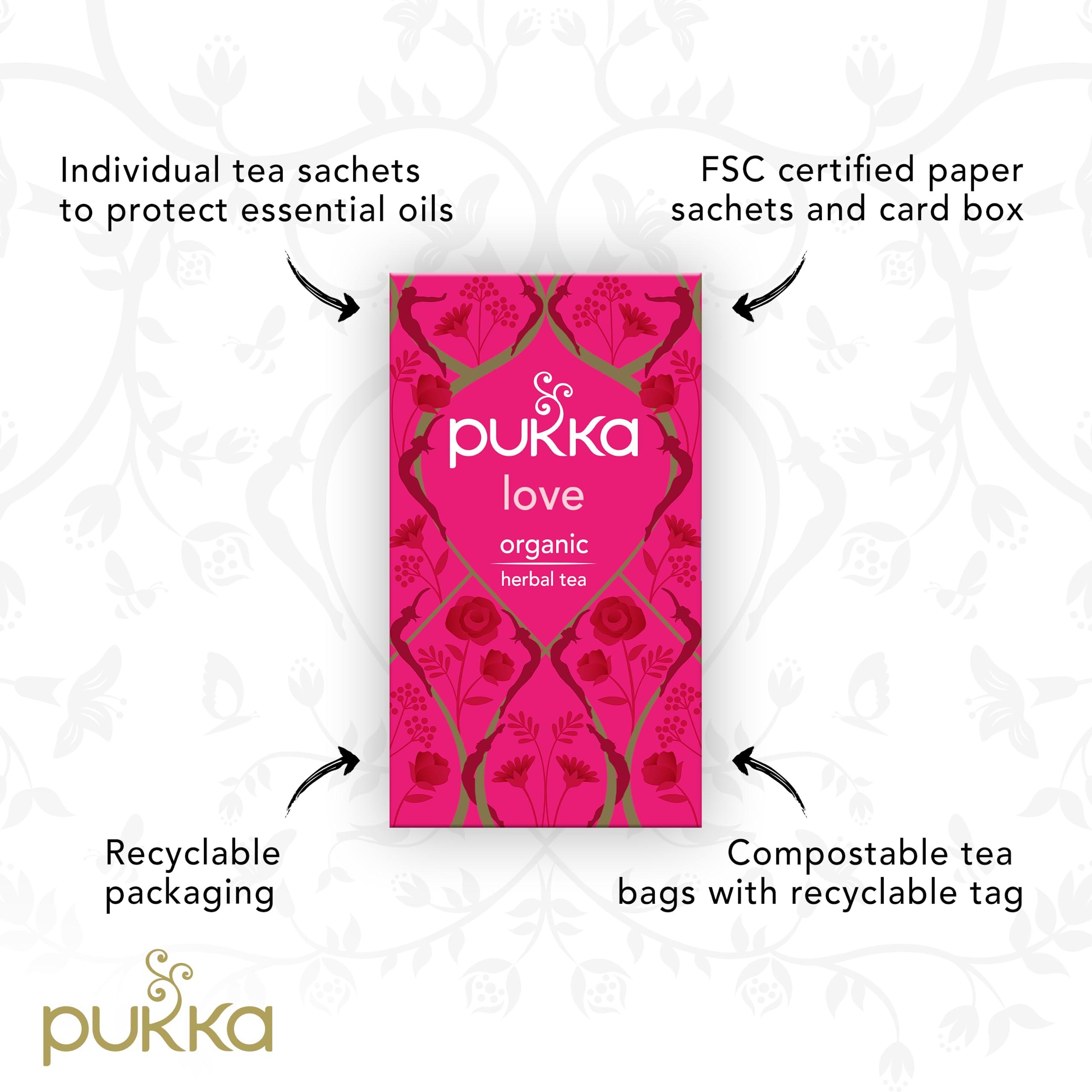 Pukka Herbs PUKKA love tea 20 Tea Bags