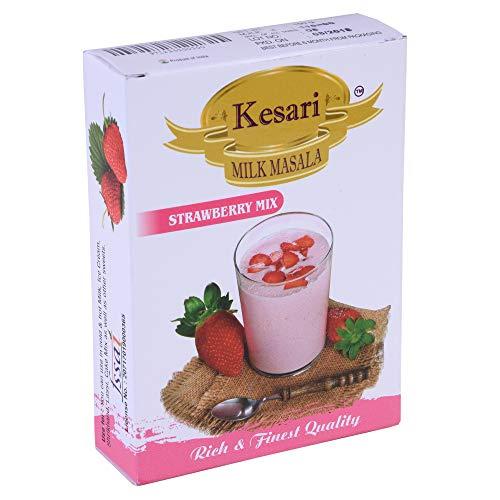 Kesari Kesari Milk Masala 50gm, Strawberry Mix Milk Masala 50gm, and Buttermilk Chaach Masala 75 gm,Combo, Pack of 10 Each