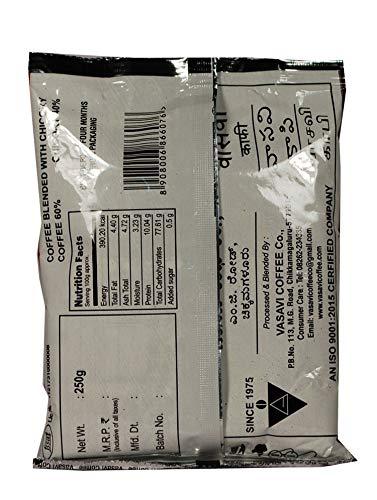 VASAVI VASAVI Strong Fine Coffee Powder (60% Coffee 40% Chicory)- (250 G)Pack of 4