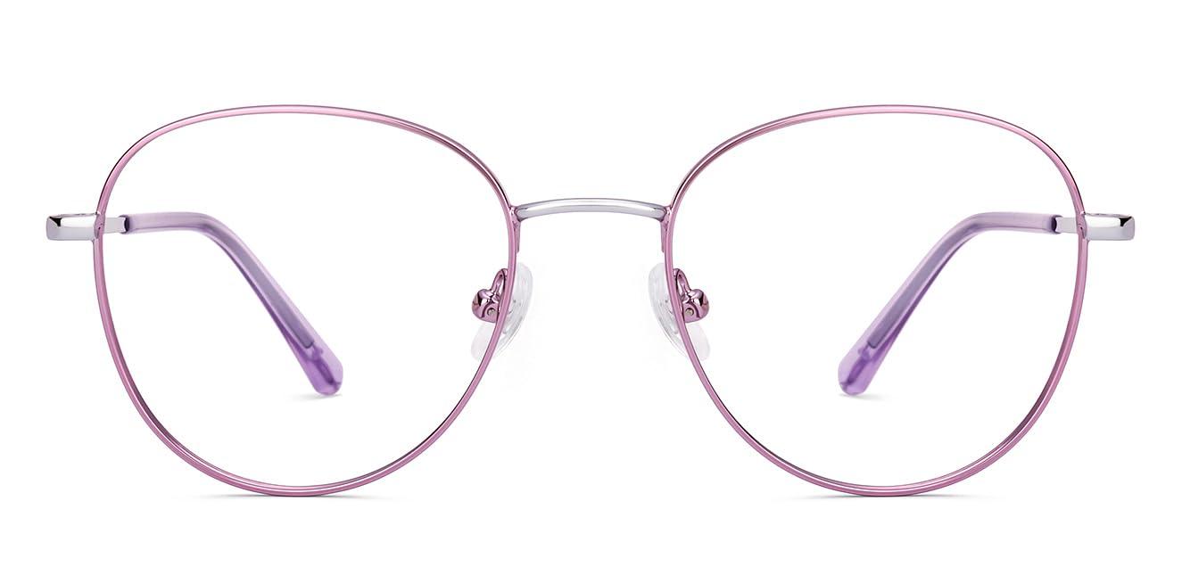 LENSKART BLU LENSKART BLU | Zero Power Blue Cut Computer Glasses | Anti Glare, Lightweight & Blocks Harmful Rays | UV Protection Specs | Silver | Men & Women | Small | LB E17490