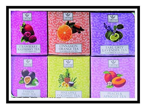 Turyaga Turyaga Wooden Gift Box with 60 Assorted Flavored teabags
