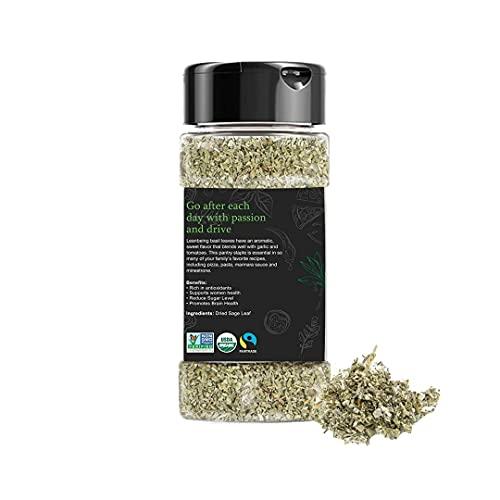 LEANBEING Leanbeing- Sage Seasoning (50g) | Crushed sage leaves | Improves blood sugar level | Promotes healthy skin | Sage tea leaves