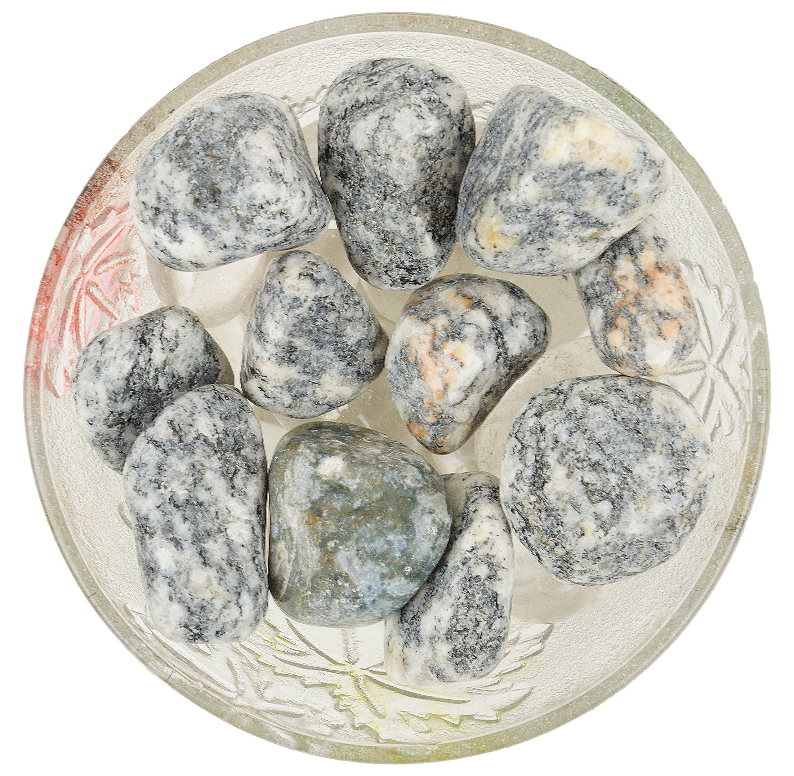 Excel Excel King Cobra Jasper Tumbled Gemstone - The Counselor\'s Stone - 100 grams (Pack of 5-7 Pc)