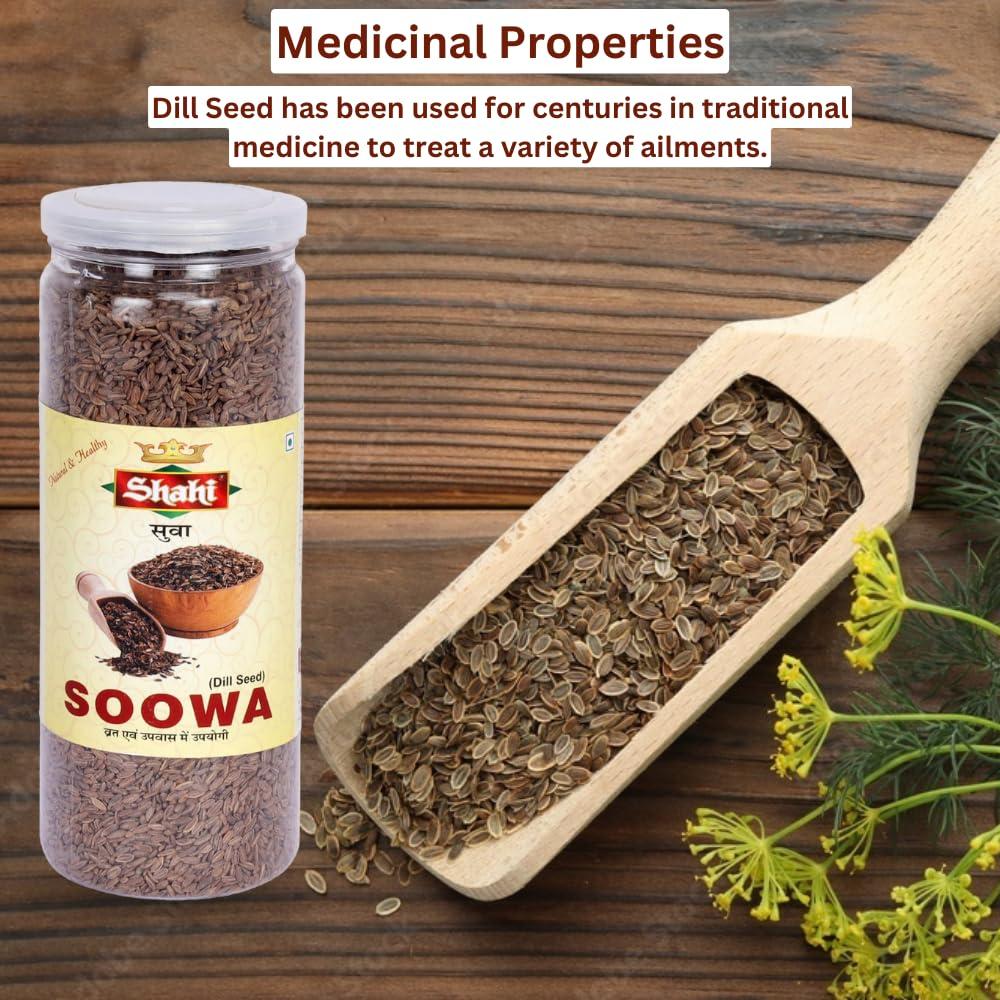 SHAHI Shahi Organic Dill(Suva) Seeds 200g & Amla Adrak Mukhwas 150g Pack | Sathakuppai Seeds | Suva/Soowa Dana | Aromatic Spice for Culinary Delights & Digestive Wellness | Indian gooseberry ginger Mouth Freshener