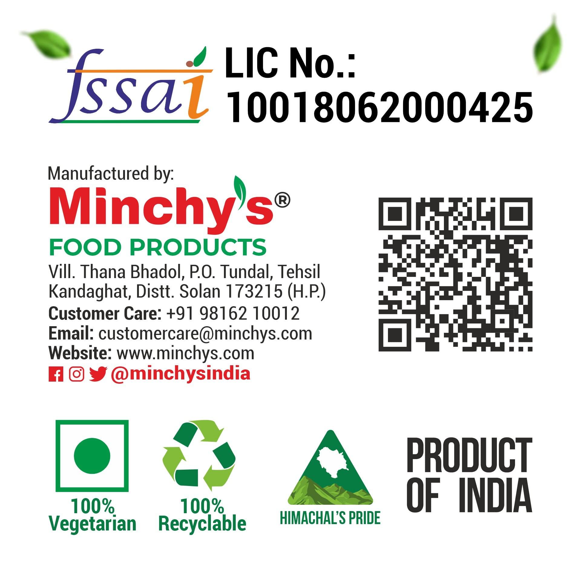 Minchy\'s Minchy\'s - Qi Aam Chutney, Mango Chutney, 300gm | No Preservatives, All Natural Chutney (Aam Chutney)