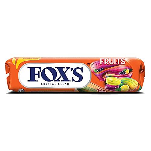 Fox\'s Fox\'s Crystal Clear Fruits Candy Stick, 1.34 oz / 38 g, 2 Pack