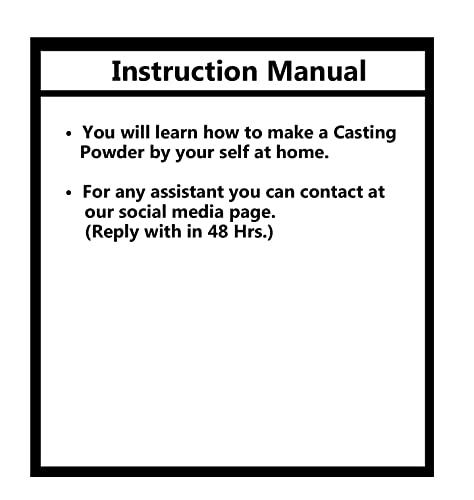 Generic Mould & Cast Moulding Powder / 3D Couple Casting Moulding Powder for Hand and Foot (25g and 450g, Pack of 2)