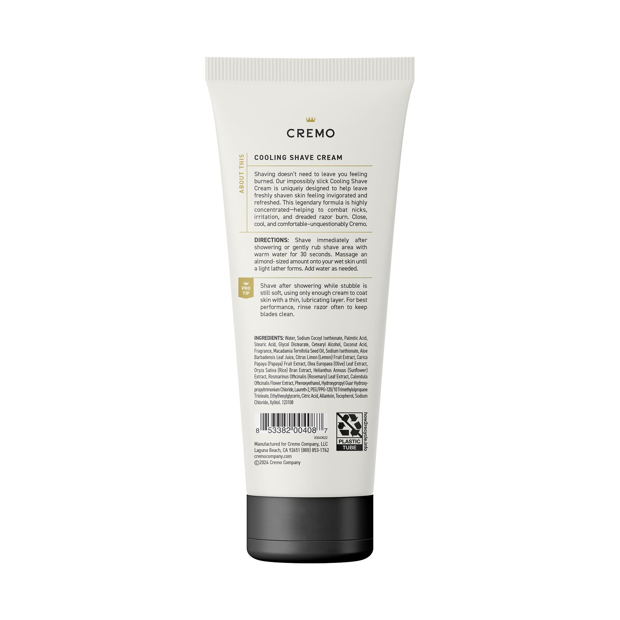 Cremo Cremo Cooling Shave Cream, Astonishingly Superior Shaving Cream for Men, 6 Fluid Ounce