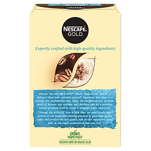 Nescafé Nescafe Gold Decaf Cappuccino Unsweetened Coffee, 120 g