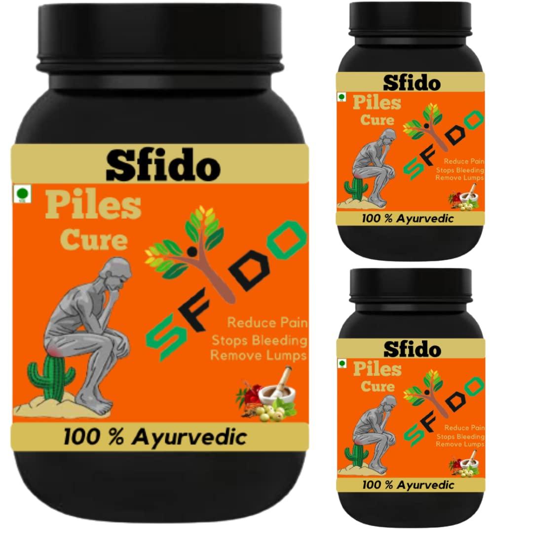 S.D.P. Pharmacy Hindustan Herbal, Piles Cure, Body Care, Stop Piles, Pain Relief, Ayurvedic,Flavor Orange, Pack of 3