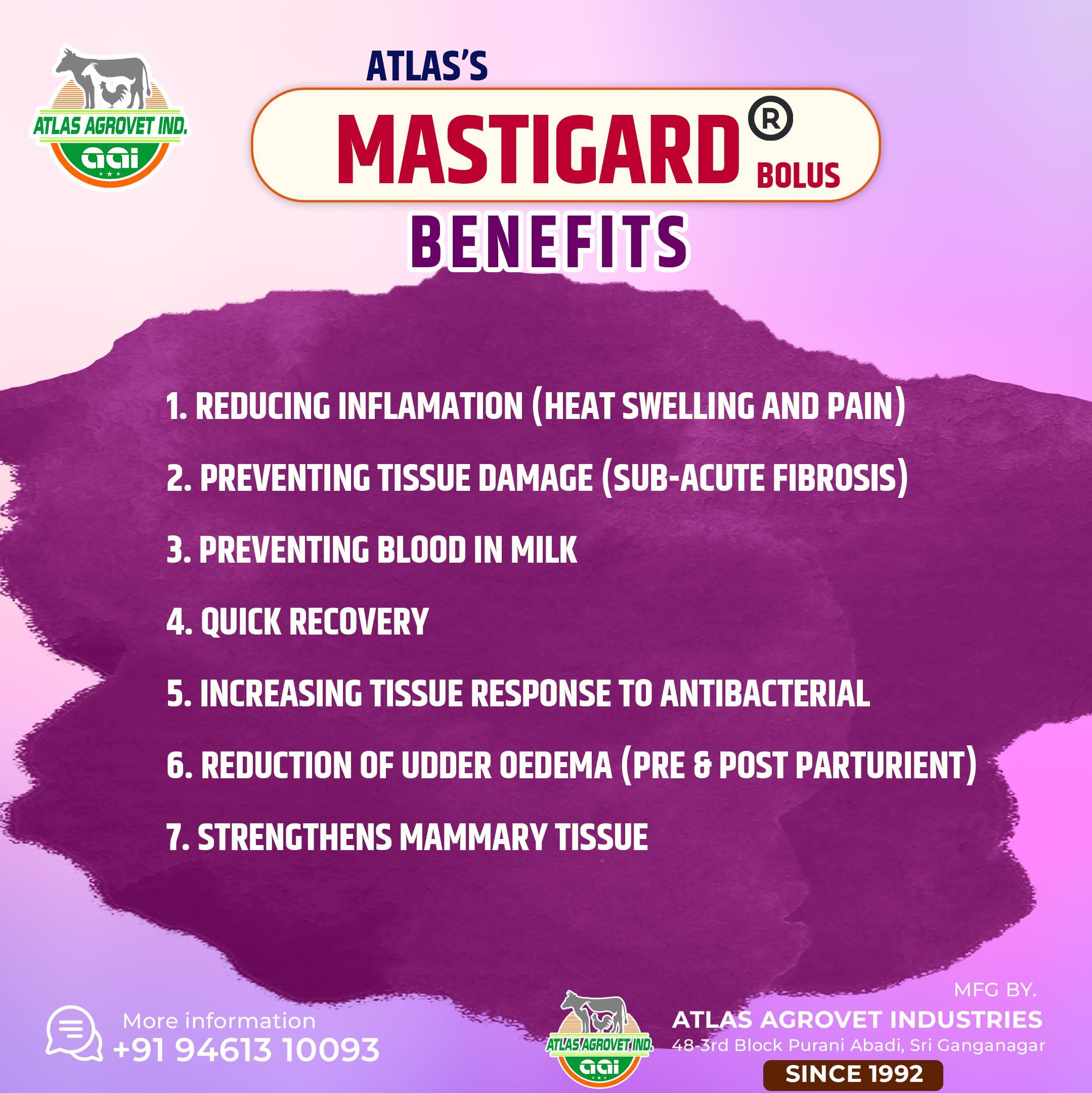 MASTI GARD ATLAS\'S MASTIGARD Bolus - 18 Bolus