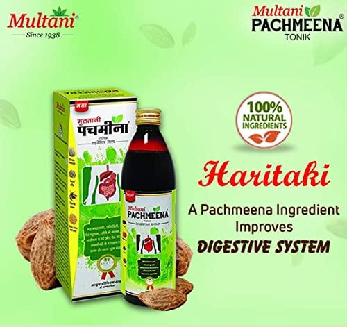 Multani Multani Pachmeena Tonik Digestive Syrup |Ayurvedic Products For Better Digestion | Relief From Gas, Bloating, Abdominal Discomfort | Improves Appetite 100% Natural & Ayurvedic | 300 Ml
