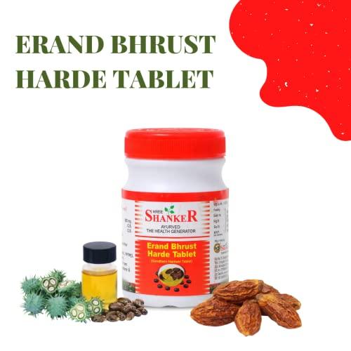 Shree Shanker Shree Shanker Erand Bhrust Harde Tablet(Gandharv Haritaki Tablet) - Pack of 3-300Tab.