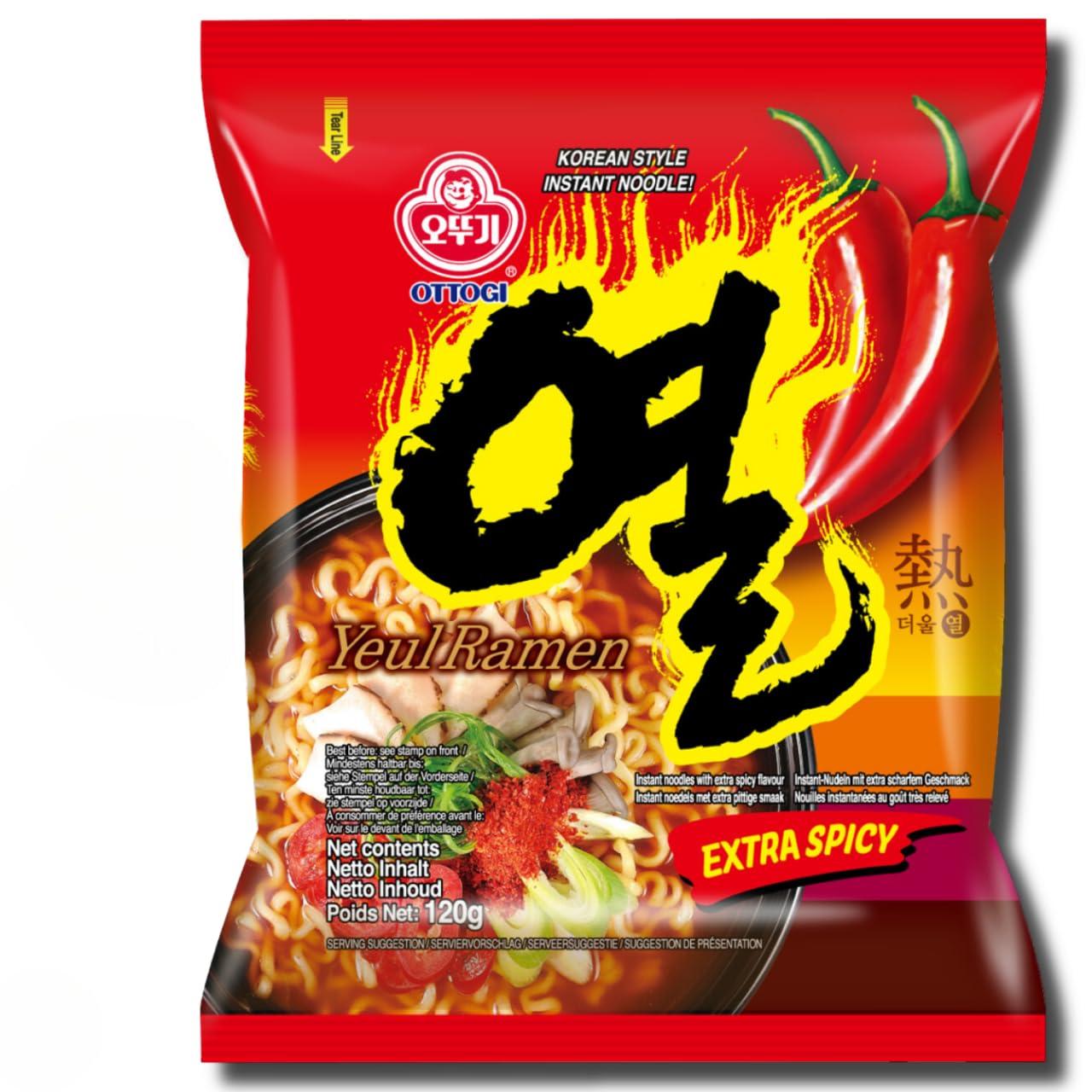 Ottogi Ottogi Yeul Ramen Korean Style Instant Noodles 120gm*2Pack (Imported)