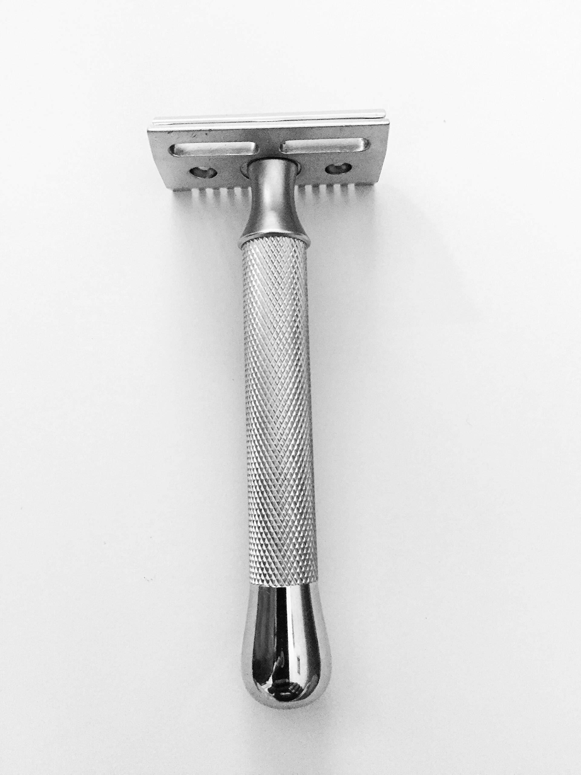 Romer-7 Romer-7 222 MATT Premium Safety Razor for Men with Combo Heavy Head + SS Blade