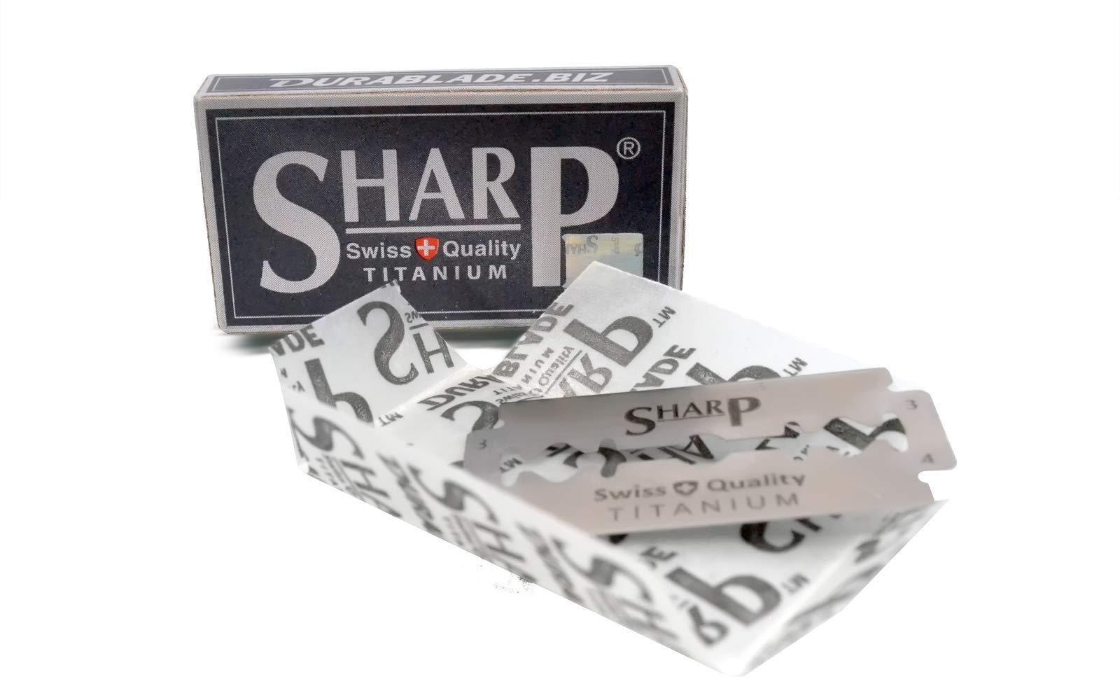 Durablade 100 Sharp Titanium Double Edge Razor Blades