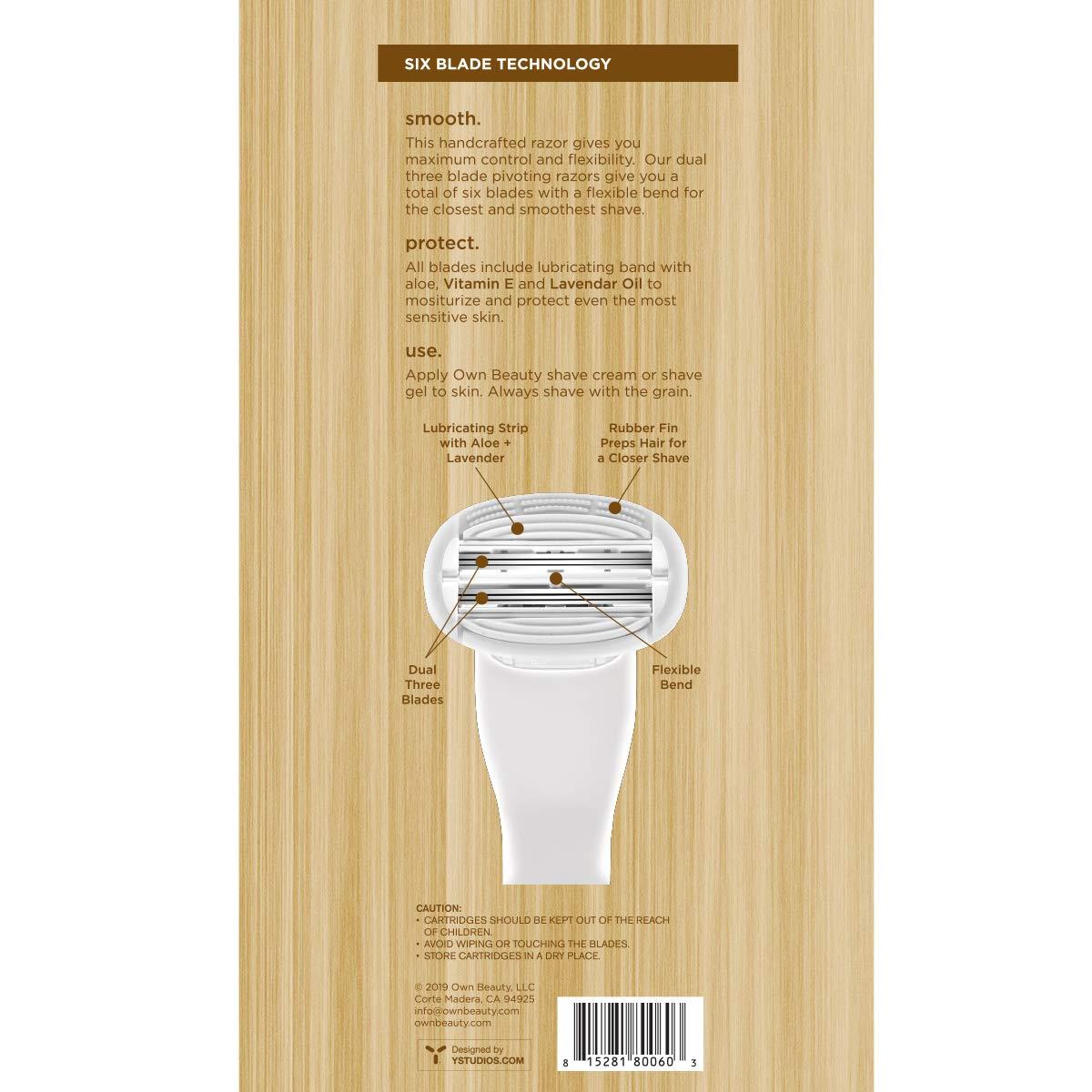 own Own Beauty Manual Razor Set - white