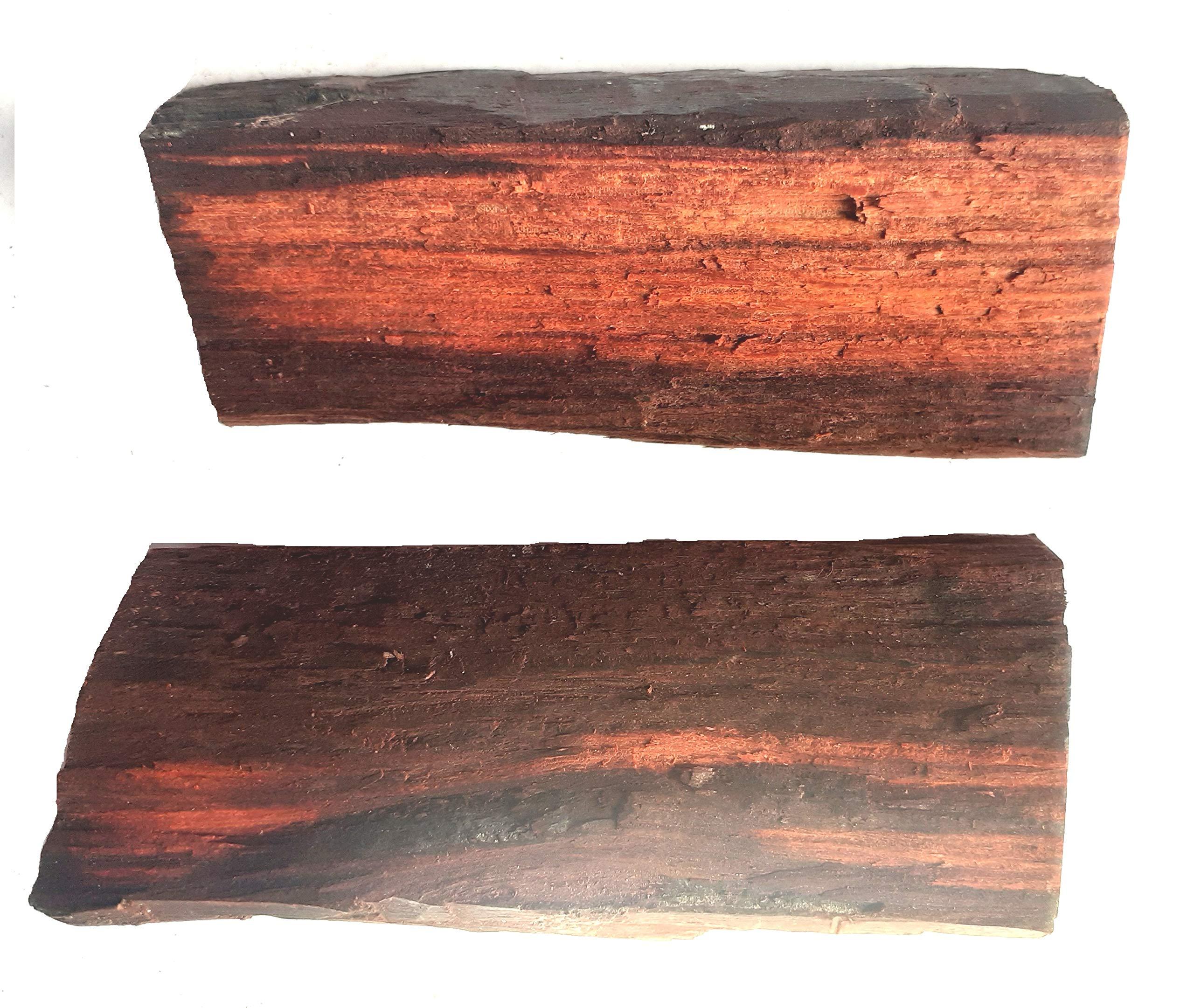 CHEZEL CHEZEL® Red Sandalwood Stick Organic Raktchandan lakdi 40 to 200 Grams (Red) (90 Grams)