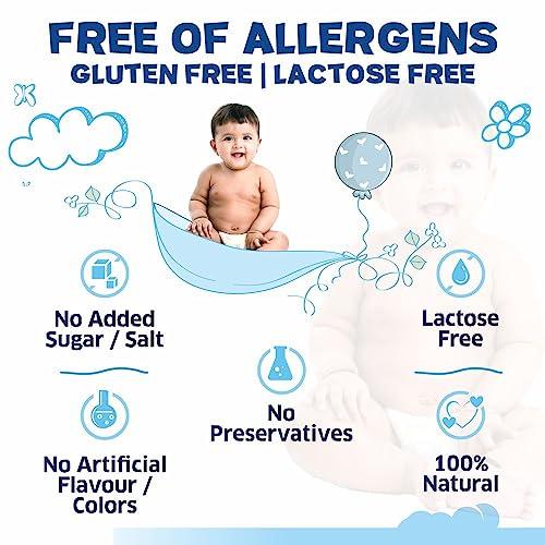 Manna Manna Baby Cereal | Baby Food (6+Months) Sprouted Ragi & Banana Rich | 100% Natural Health Mix -200Gm