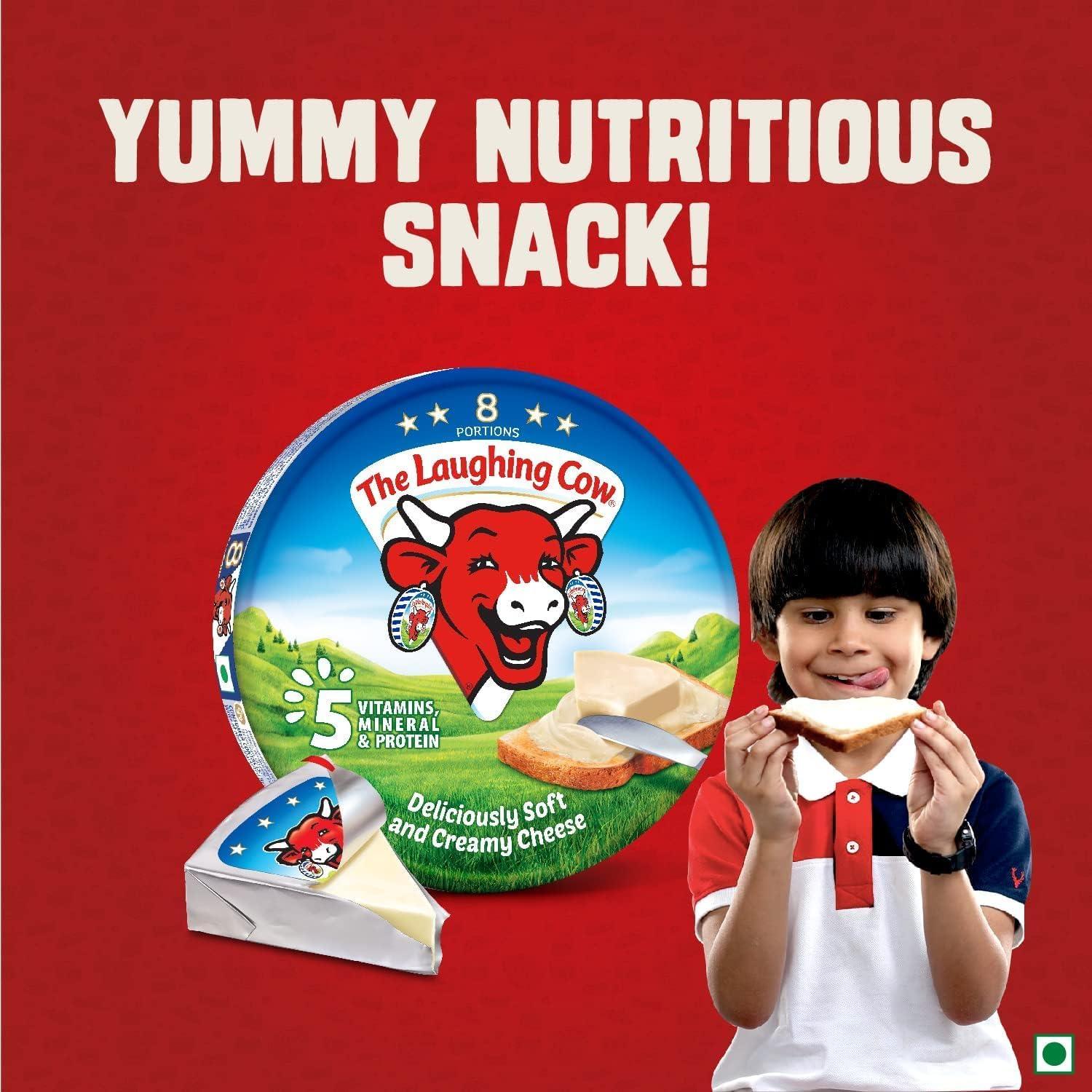 Generic Laughing Cow Original Cheese Triangle Portion Delicious Each 120gm (Pack Of 3) Imported