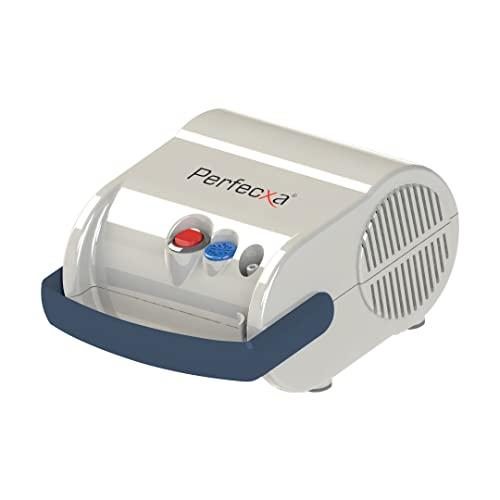 Perfecxa Perfecxa Respiratory Nebulizer with Complete Kit for Kids & Adults Nebulizer (White, Blue) | VHS 210