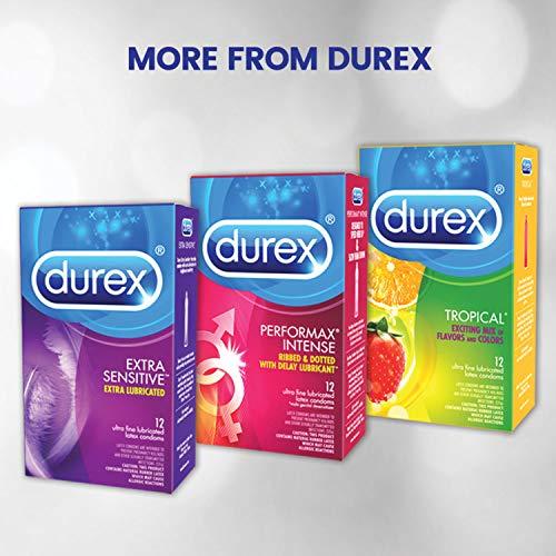 Durex Durex XXL Lubricated Extra Large Premium Condoms, 3 Count