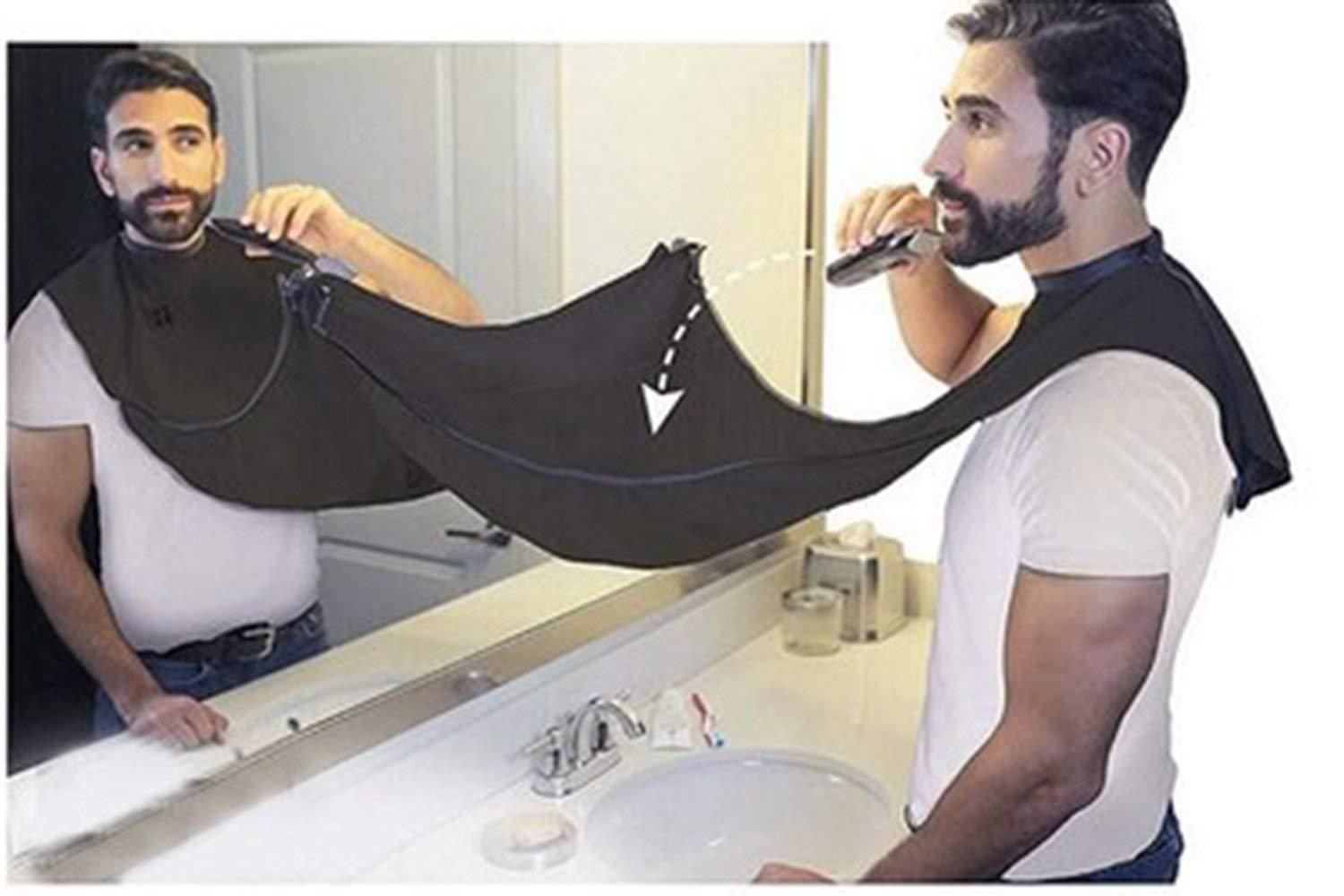 Ad Fresh Ad Fresh Shaving Apron Mens Beard Bib Beard Trimmer Catcher Facial Hair Cape Shaving Aprons || Beard Trimming Apron (Pack Of 2)