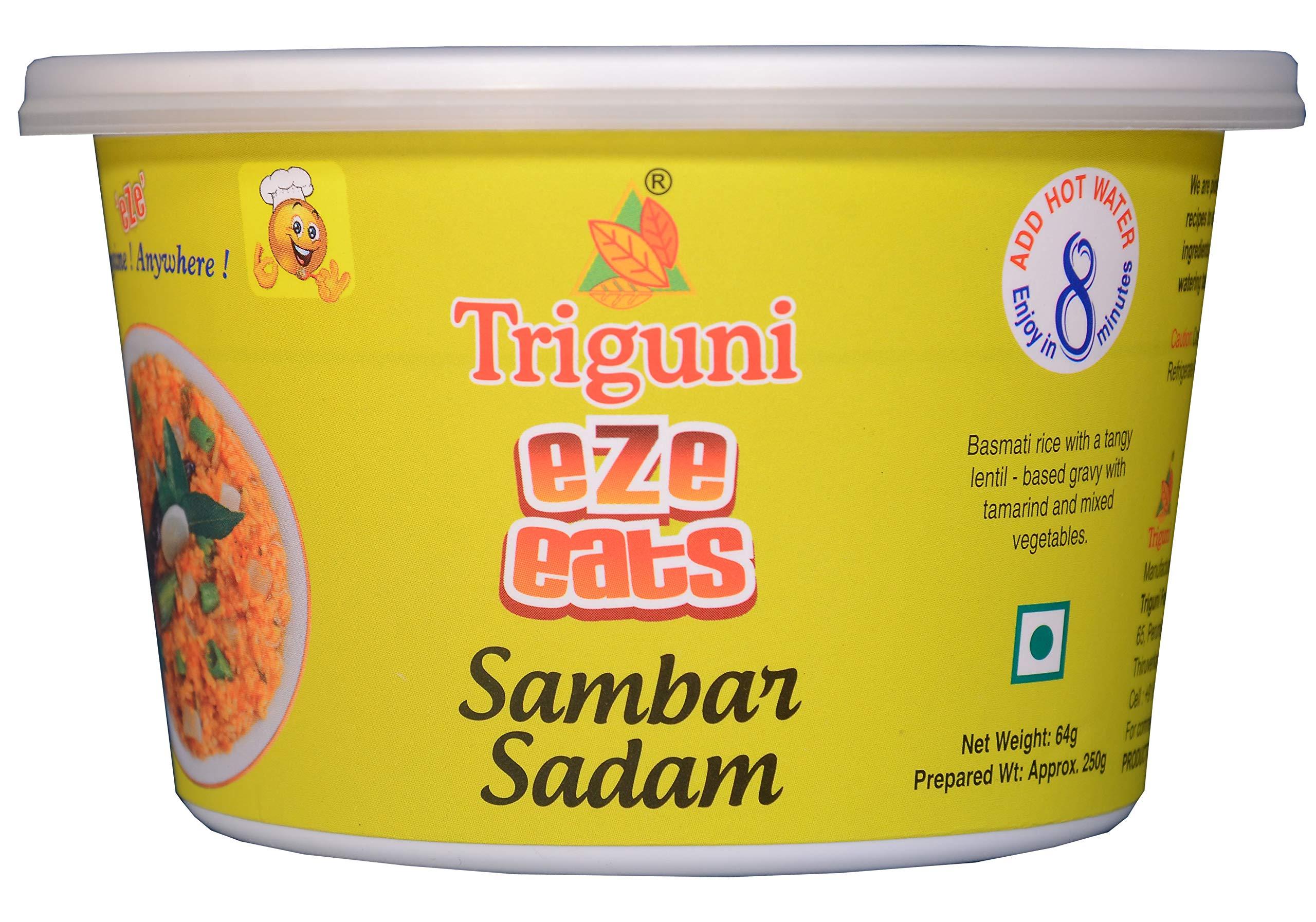 Triguni Eze Eats Triguni Eze Eats Sambar Sadam, 64 grams (pack of 2)