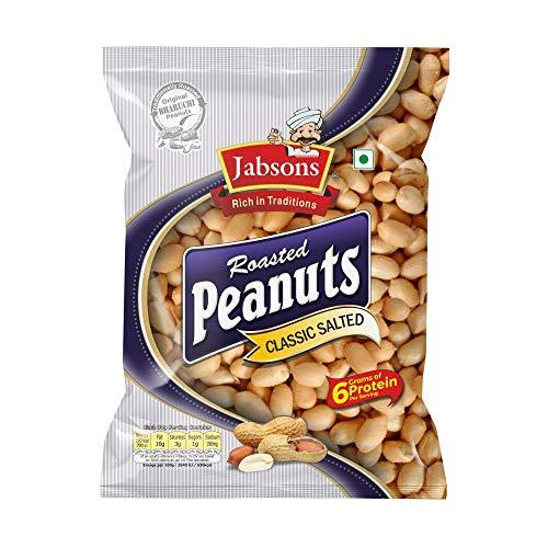 Jabsons Jabsons Roasted Peanut Different Flavours - Pack Of 7 | Gluten free| Healthy Ready to Eat Snacks |Jumbo Bharuchi Flavoured Peanuts | Moongphali Dana |Roasted Peanut Sing