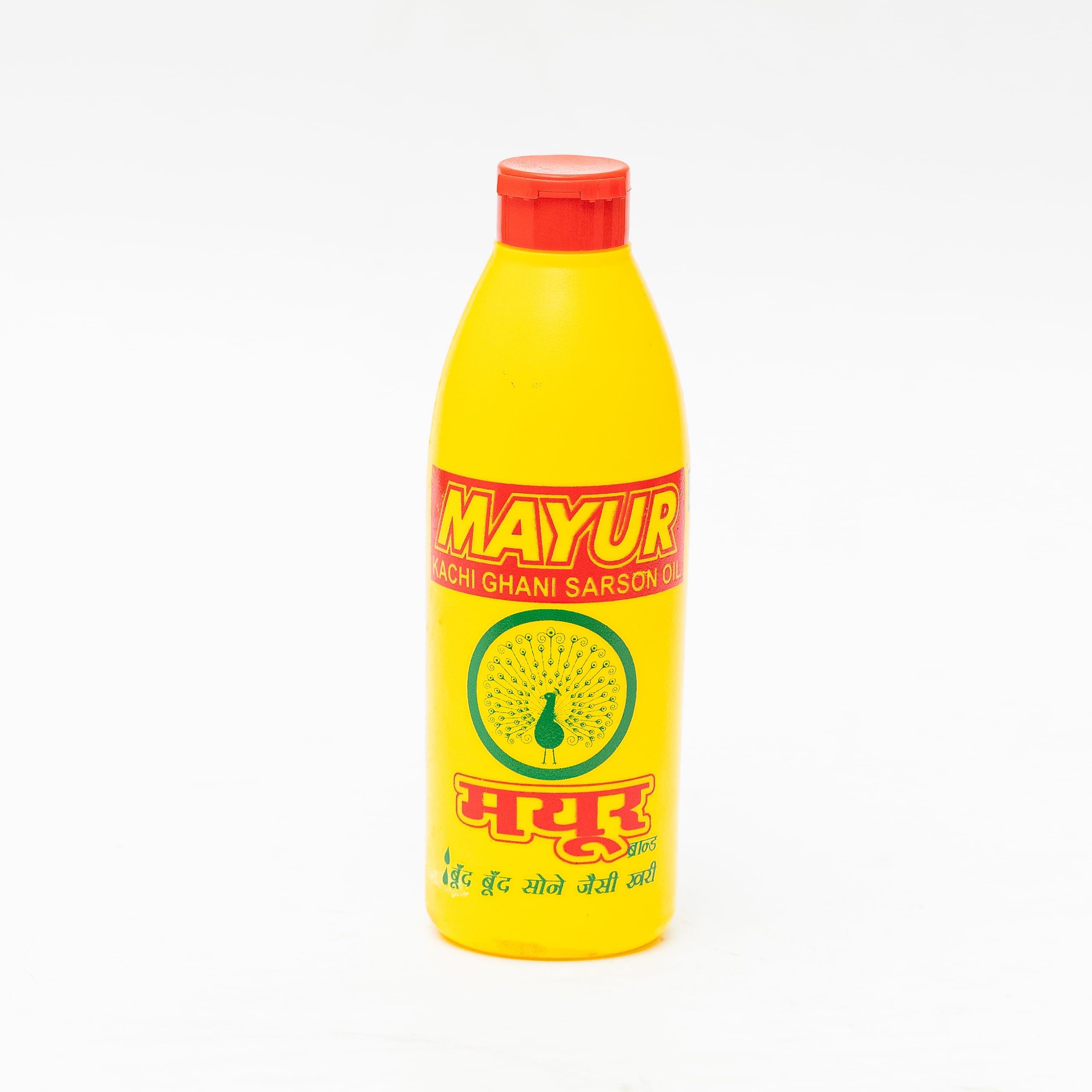 MAYUR MAYUR KACHI Ghani Sarson Oil 200 ML Mustard Oil for Cooking