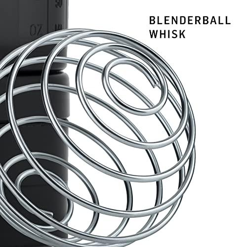 Blender Bottle BlenderBottle Shaker Bottle with Pill Organizer and Storage for Protein Powder, ProStak System, 22-Ounce, Ocean Blue