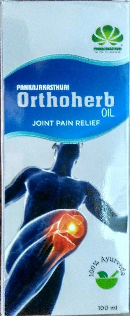 PANKAJAKASTHURI Pankajakasthuri Orthoherb Oil + Tablet Ayurvedic Pain Relief from Joint, Muscle, Back Pain, Sprains, Sports injuries reducing Inflammation and Sciatica - 100 ml + 60Tabs