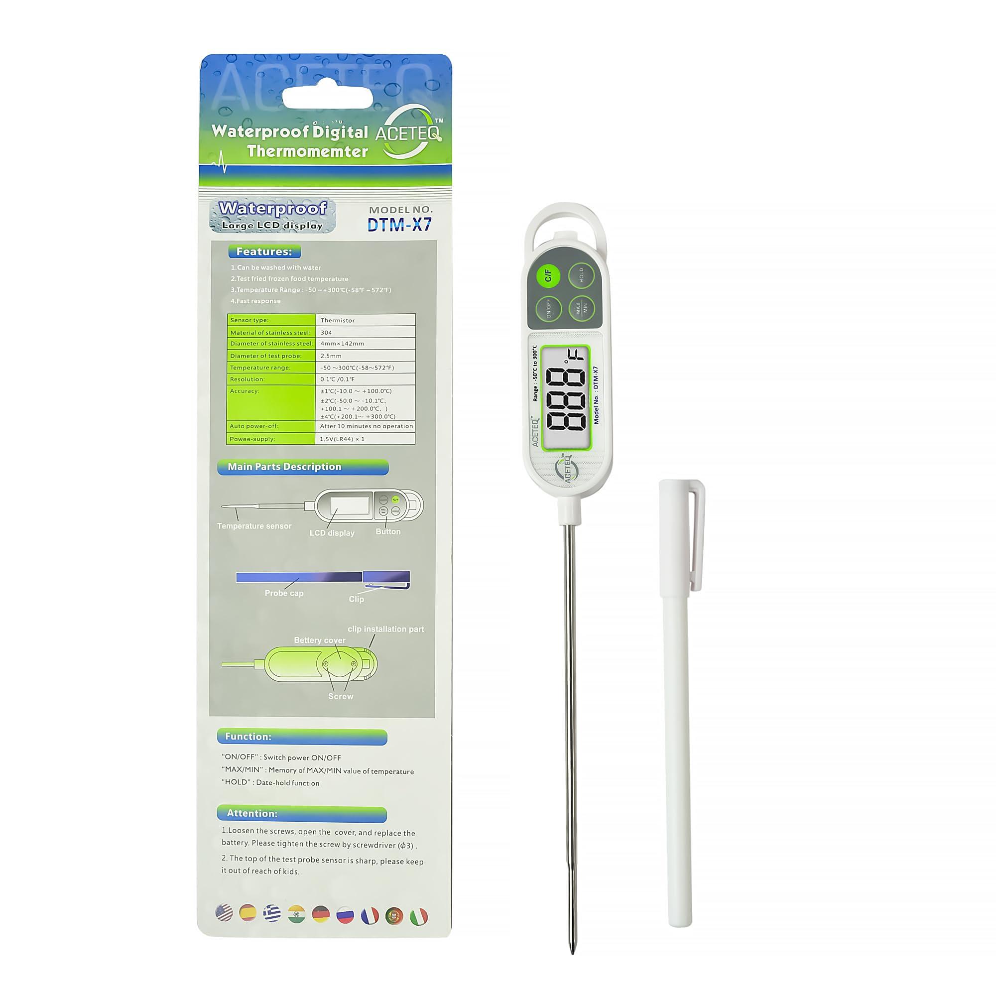 ACETEQ ACETEQ DTM X7 Waterproof Digital Thermometer