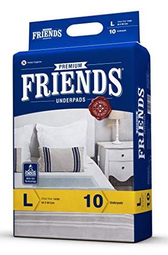 Friends Friends Premium Disposable Underpads,Soft & Super Absorbency - 60x90 cm (Pack of 3).