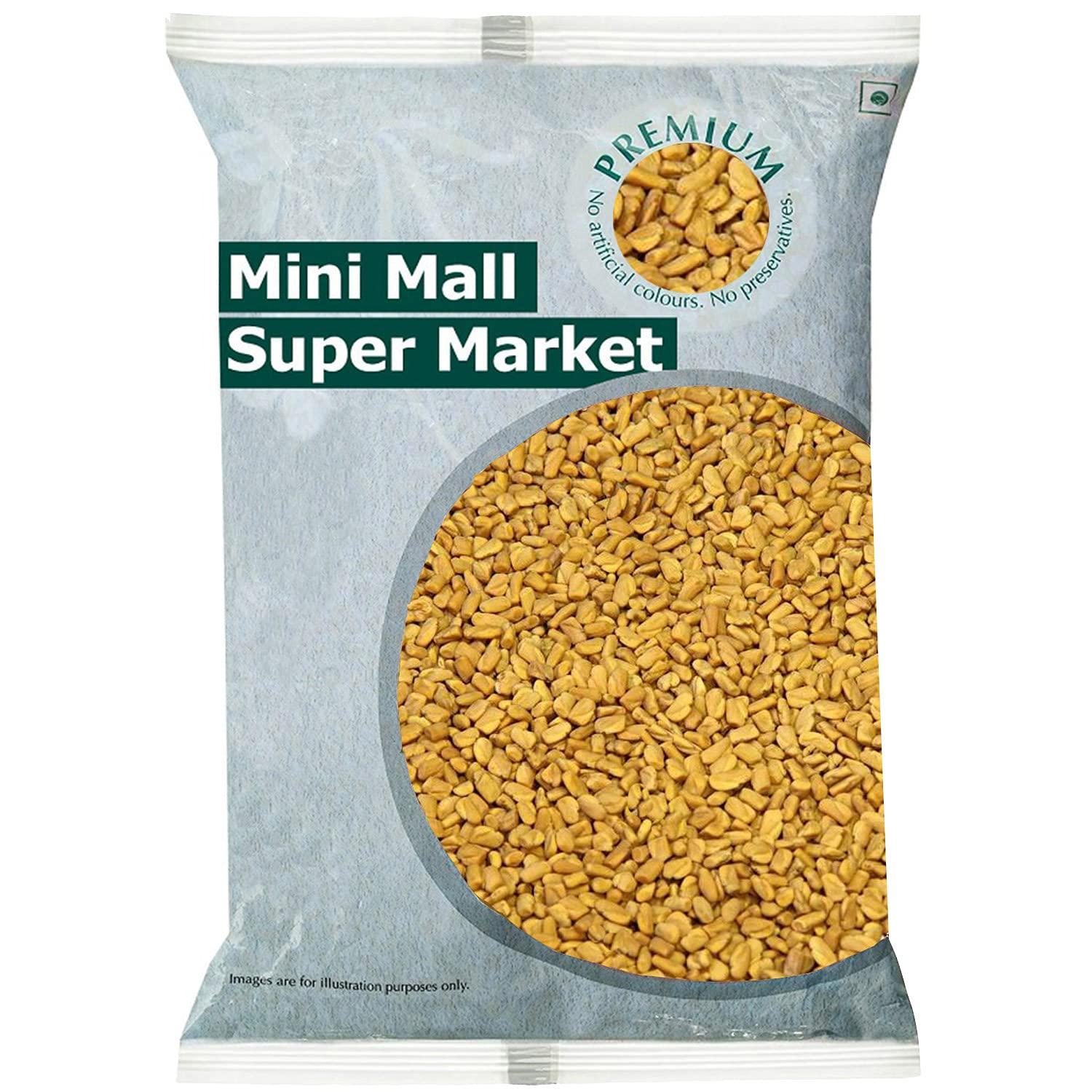 MINI MALL SUPER MARKET MiniMall Super Market Whole Fenugreek Seeds/Whole Methi Dana Seeds (500 Gm)