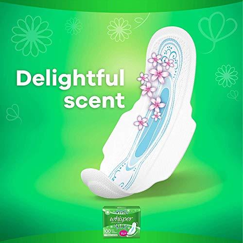 Whisper Whisper Ultra Clean Sanitary Pads for Women, XL+ 44 (Pack Of 3) Napkins
