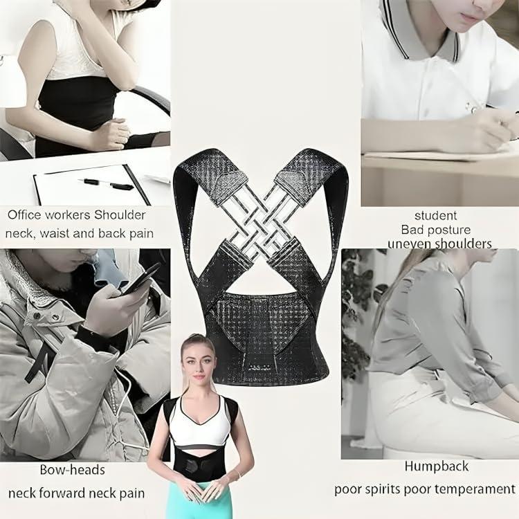 Dreamzhub Posture Corrector Belt For Men & Women | Back Pain Relief Posture Corrector | Shoulder, Back Support Belt | Back Straightener Brace For Spine | Clavicle Support | Universal Size