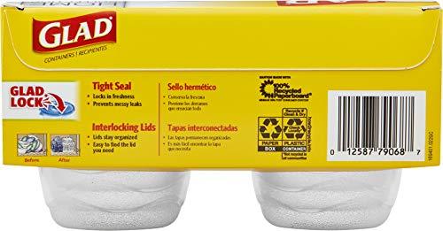 Glad GladWare Mini Round - 8 ct (Metallic Grey, 1)