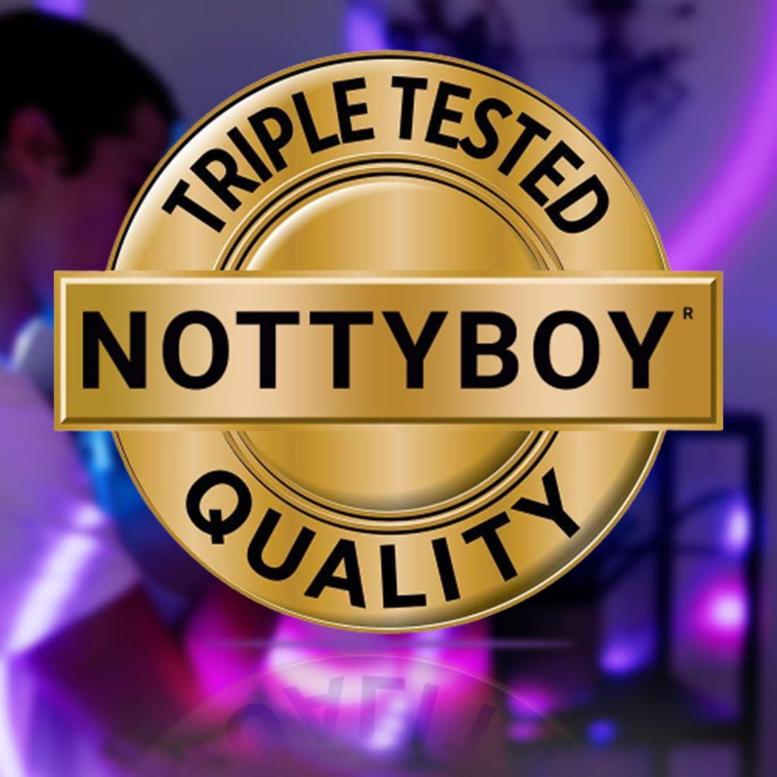 NOTTY BOY NOTTY BOY Overtime Extra Delay Condoms For Men -Pack Of 9, 90 Pieces | Longer Duration, Long Lasting | Performance Enhancing and Standard Fit, Natural Rubber Latex