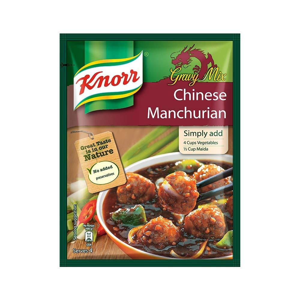 Knorr Kissan Knorr Chinese Manchurian Gravy Mix, Serves 4, 55g