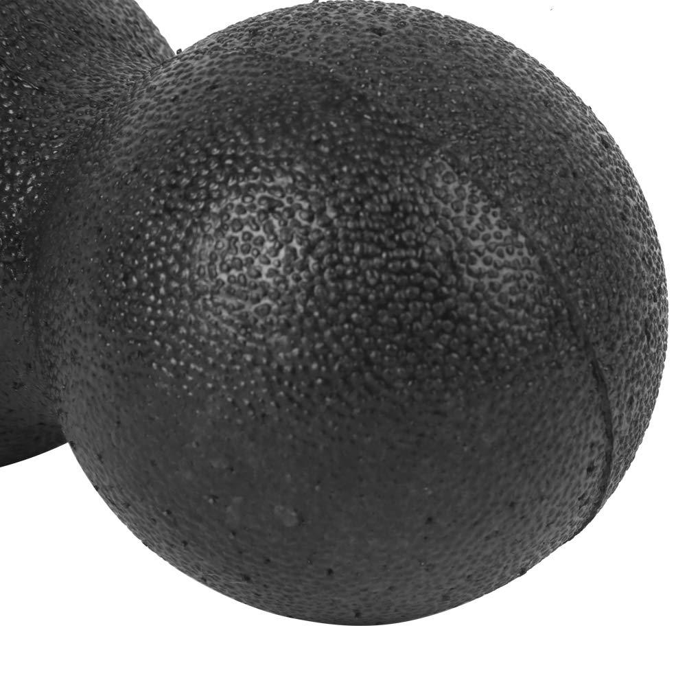 Tgoon Double Massage Ball - Therapy Peanut Ball, Stress Ball, Double Lacrosse Ball - Deep Tissue Massage Tool for Back, Foot, Neck Suitable for Use After Exercise