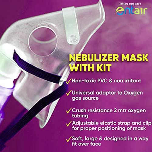 entair Entair Medicine Chamber Nebulizer Kit Mask With Air Tube (Mouthpiece, Air tube & Medicine Chamber) For Adult