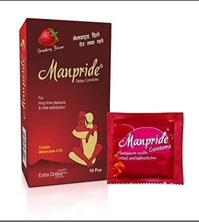 Manpride Manpride For Long Total Satisfaction And Time Pleasure Extra Dotted 3 PACKS (10 Pcs per Pack)