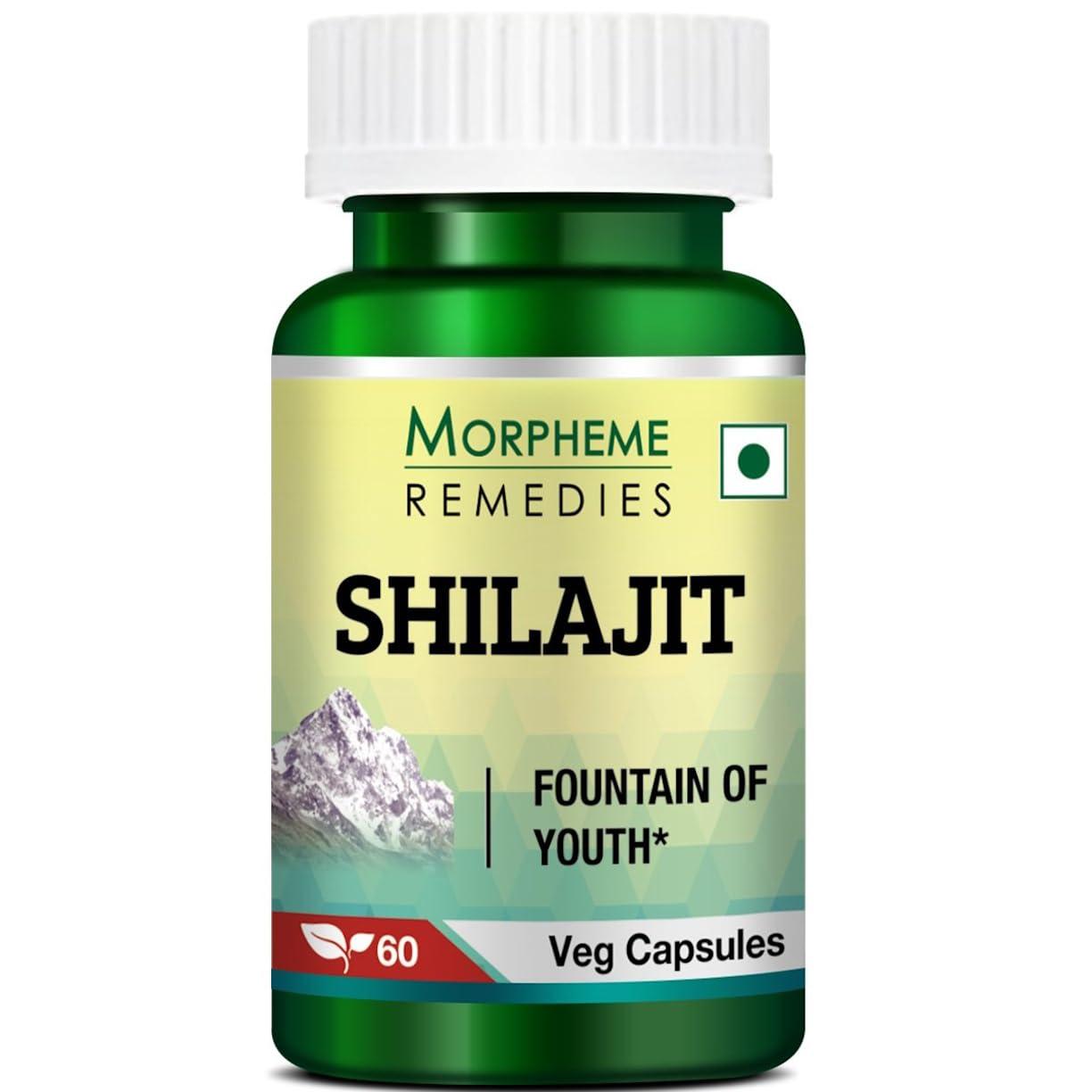 Morpheme Remedies Morpheme Remedies Shilajit 500mg Extract 60 Veg Caps - 6 Bottles