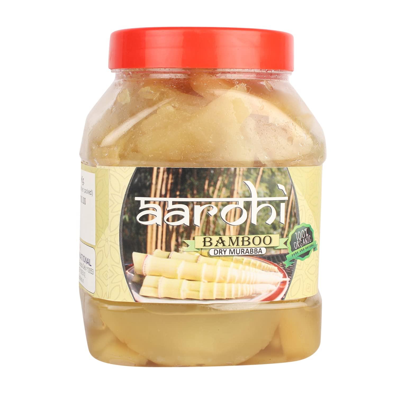 Aarohi Aarohi Organic Homemade Natural Bamboo Murabba Bans ka Murabba (900 Gram)