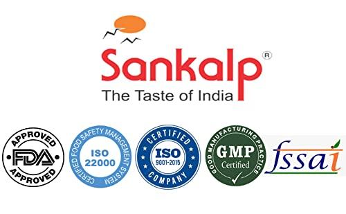 Sankalp Sankalp Delicious & Aromatic Ready to Eat Pav Bhaji |Vegetable Mixture with Spices | Ready in 5 Minutes | No Preservatives | Gluten-Free | 100% Mom Approved - 300G*2 Pack