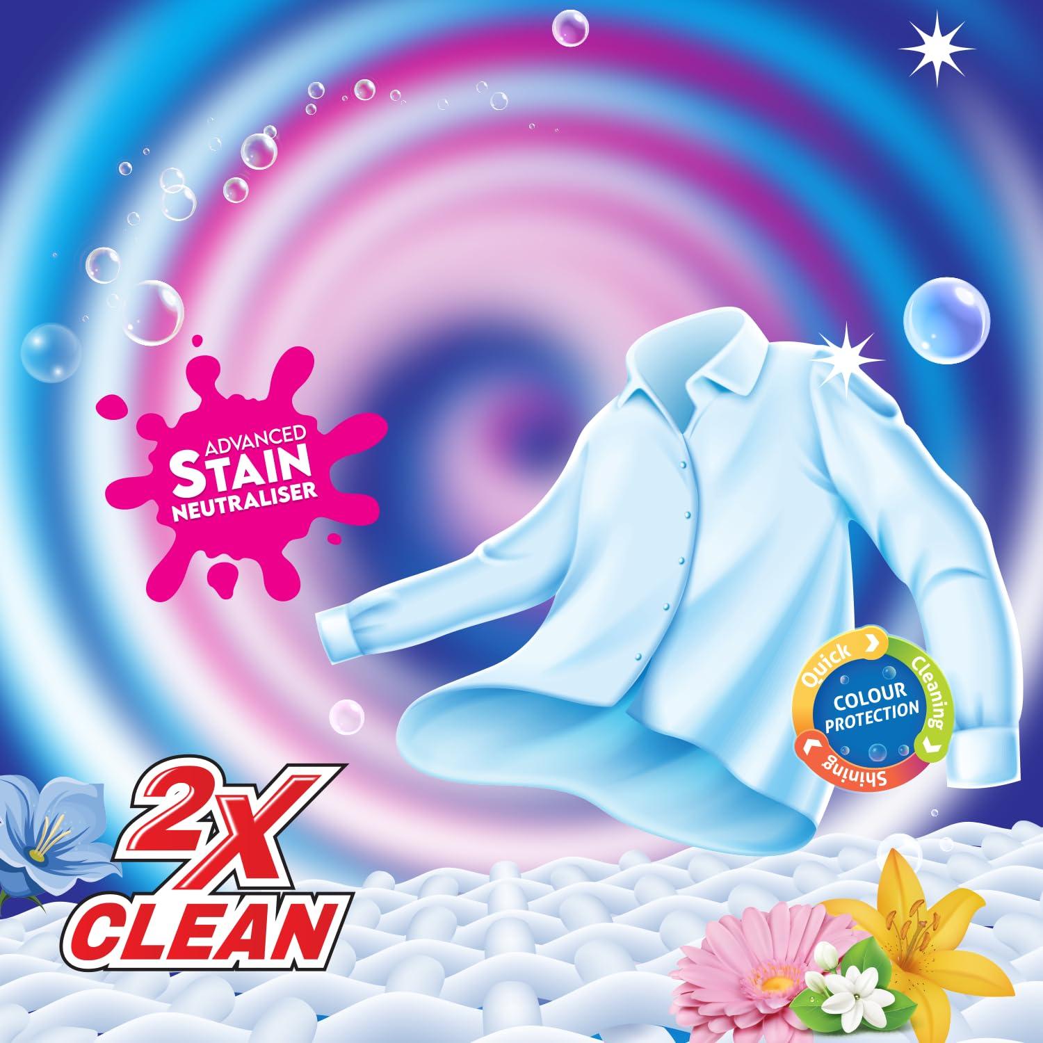 HB PURE HB Pure - Detergent Washing Powder | Dissolves Easily & Removes Tough Stains | Suitable for all Washing Machines