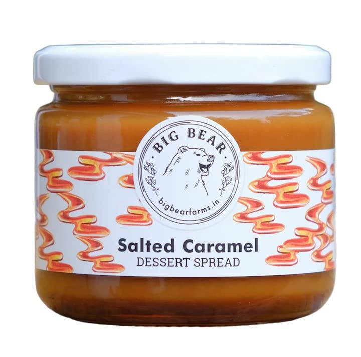 Big Bear Farms Big Bear Farms Combo of Lemon Curd Dessert Spread &7 Salted Caramel, 100% Natural, No Artificial preservatives, Homemade in Himachal, Combo Pack