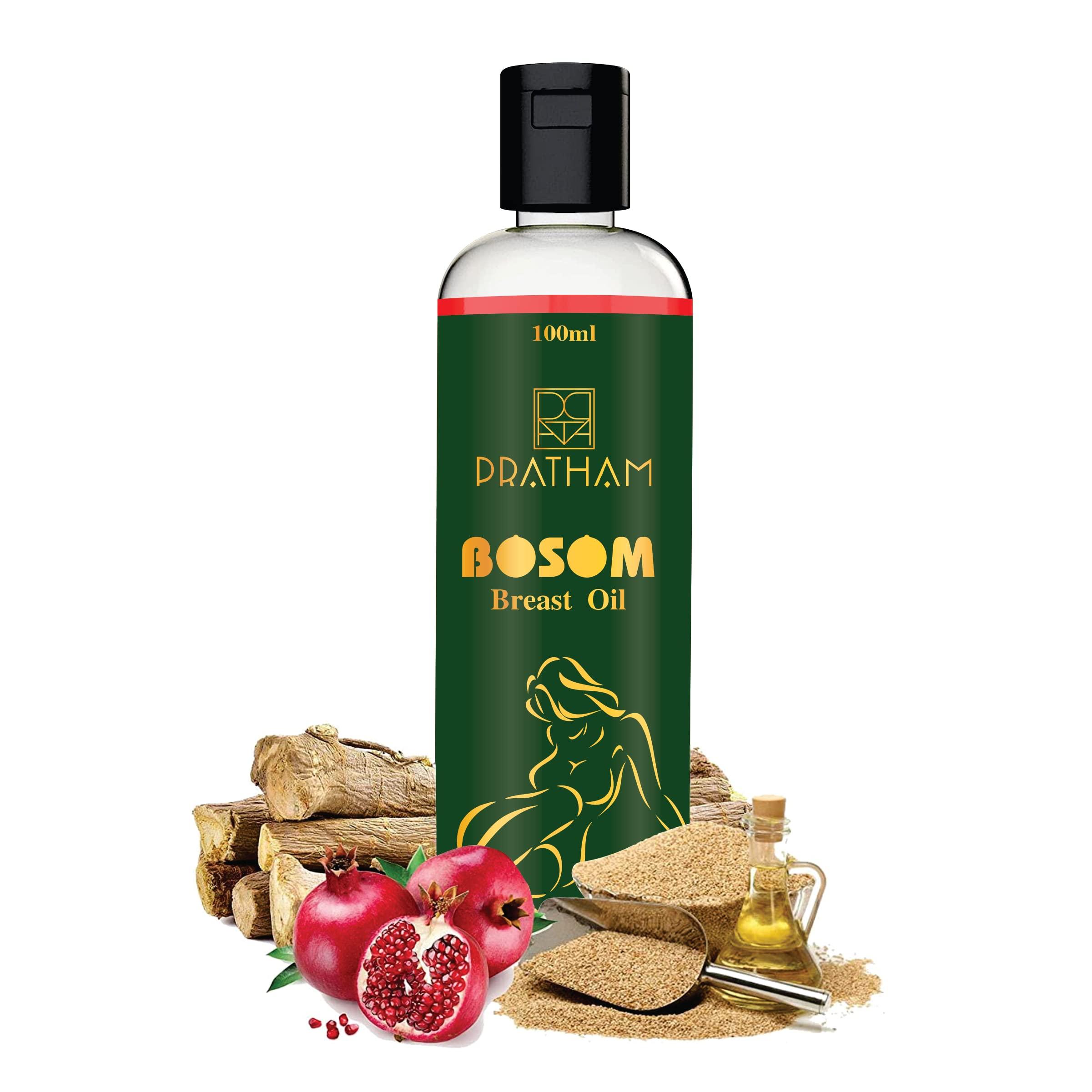 PRATHAM PRATHAM Ayurvedic Bosom Massage Oil For Women-100Ml|All Liecence Approved Oil