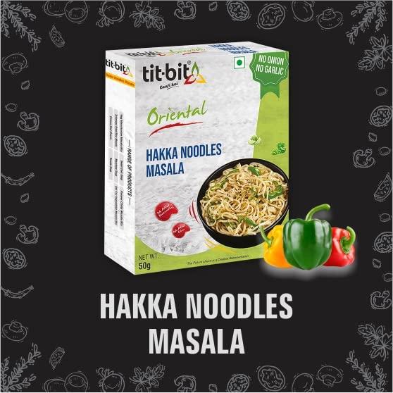 Tit-Bit Tit-Bit - Noodles Masala | Hakka Noodles Masala | Noodles Masala Powder | Noodles Spice Mix - Pack of 5 (250g)